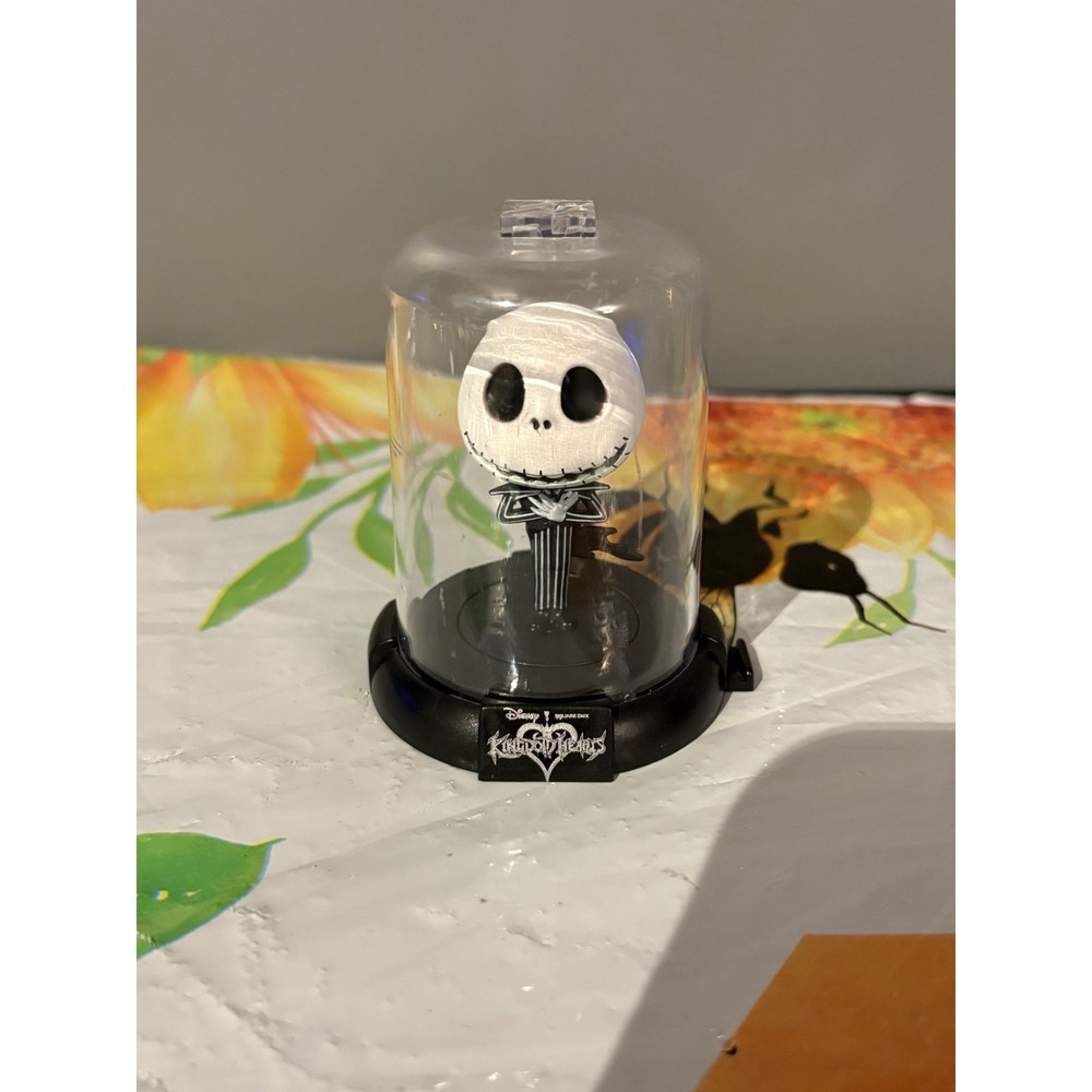 Disney Kingdom Hearts Jack Skellington Mini Figure Display Dome Square Enix